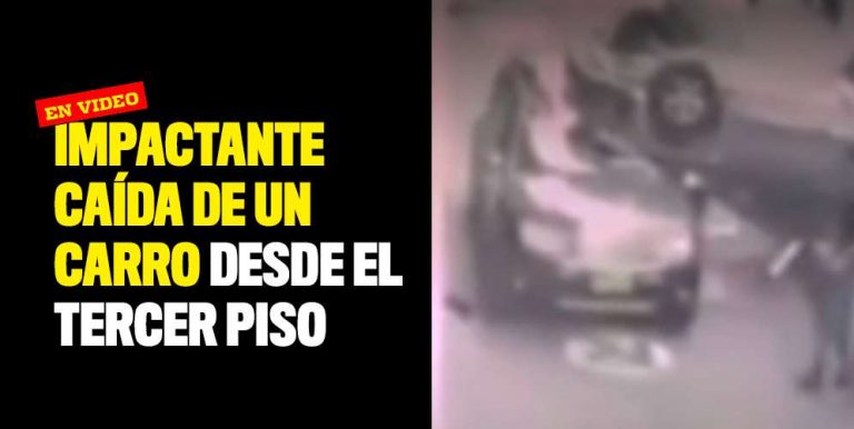 En Video Impactante Ca Da De Un Carro Desde El Tercer Piso