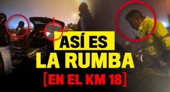 Así es la rumba en el kilómetro 18
