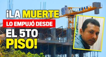 Deiner cayó de un quinto piso mientras trabajaba