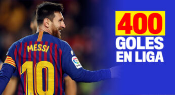 Lionel Messi llega a 400 goles en La Liga