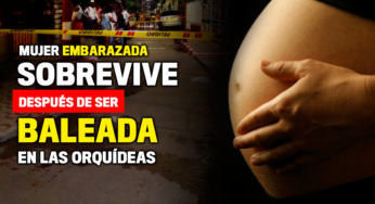 Mujer embarazada sobrevive después de ser baleada en Las Orquídeas