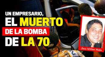 ¿Quién era la víctima del atentado de la bomba de la 70?