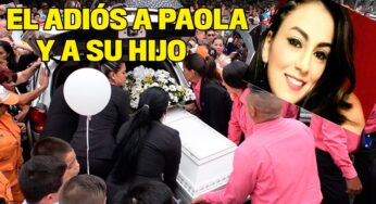 Así fue el último adiós de Paola Moreno y su hijo