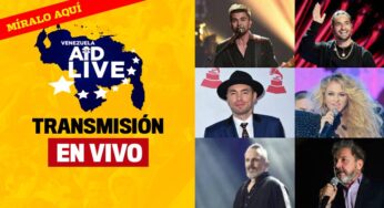Vea la transmisión completa del concierto Venezuela Aid Live