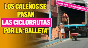 Aunque no lo crean: 594 personas han sido multadas en febrero por usar mal la ciclorruta