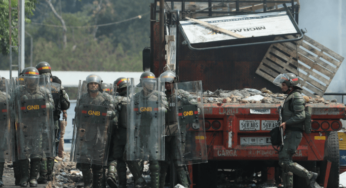 Gritos entre el Esmad y la Guardia Bolivariana aumenta la tensión