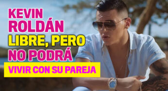 Kevin Roldán libre, pero no podrá vivir con su pareja