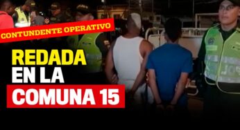 Tremendo operativo en la Comuna 15