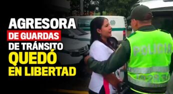 Dejan en libertad a mujer que peleó con guardas de tránsito