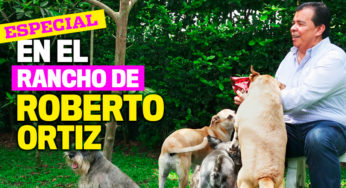 En el rancho de Roberto Ortiz