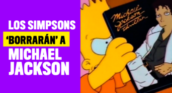'Borran' capítulo de los Simpson en donde estaba la voz de Michael Jackson