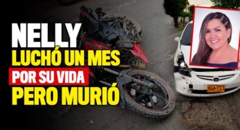 Después de luchar un mes murió por un accidente de tránsito