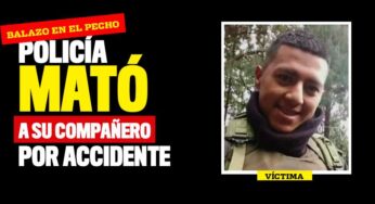 Un policía bachiller mató a su compañero por accidente