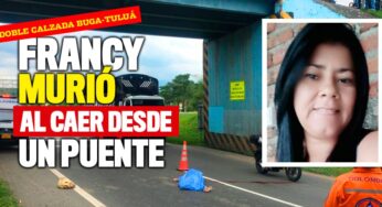 Una mujer murió al caer desde un puente sobre la doble calzada Buga-Tuluá