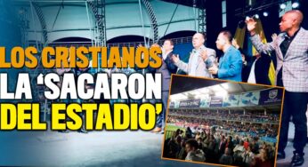 Los cristianos la sacaron del estadio en esta Semana Santa