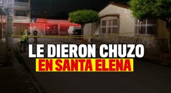 Lo mataron a 'punta' de puñaladas en Santa Elena