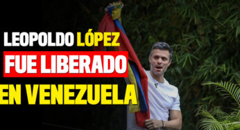 Leopoldo López fue liberado por militares desertores en Caracas
