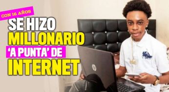 Con 16 años se hizo millonario en 8 meses usando Internet