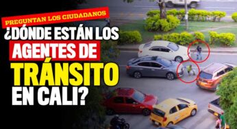 'Agentes de tránsito', pero de mentiras, incomodan a los caleños
