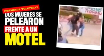 La tremenda 'pelotera' que se armó frente a un motel