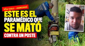 José era el paramédico que se mató en la Cali-Jamundí
