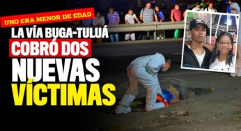 Un menor y un adulto perdieron la vida en la doble calzada Buga-Tuluá