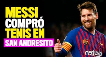 Messi se 'mercó' unos zapatos en San Andresito