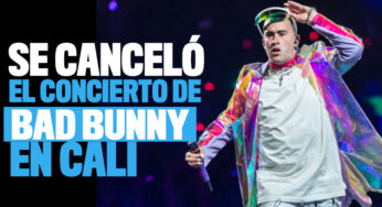 Por esto cancelaron el concierto de Bad Bunny en Cali