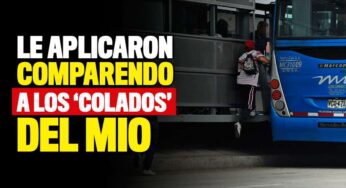 A los 'colados' del MIO, después del partido del América, les cayó el código de Policía