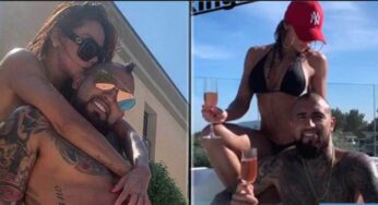La modelo caleña Sonia Isaza sigue demostrando su amor con el jugador del Barcelona