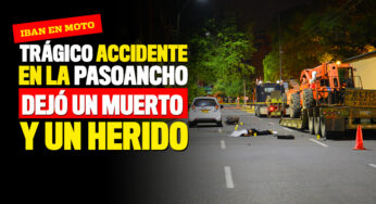 Dos hombres en moto chocaron brutalmente contra un tractocamión