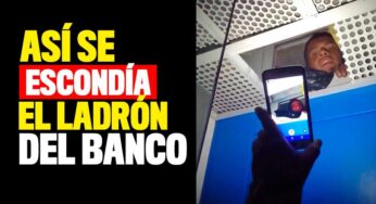 Vea en video cómo encontraron al ladrón del banco en el barrio Alfonso López