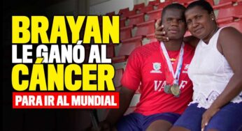 Brayan, el atleta que perdió sus ojos pero le ganó al cáncer