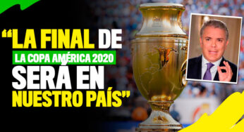 "La final de la Copa América del 2020 se disputará en Colombia": Iván Duque