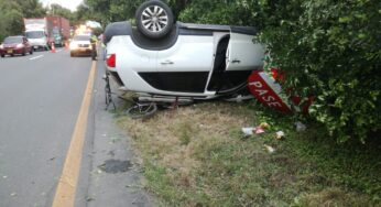 Cinco heridos dejó un accidente en la Doble Calzada