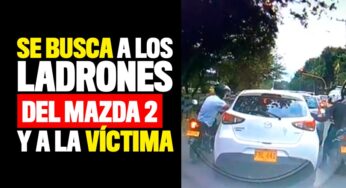 Se buscan a los ladrones del Mazda 2 y a las víctimas para que pongan la denuncia