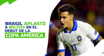 Brasil aplastó a Bolivia en el partido inaugural de la Copa América