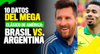 10 datos del mega clásico en semifinales: Brasil vs. Argentina