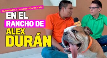 Nos le metimos al rancho de Alex Durán, candidato a la Alcaldía de Cali