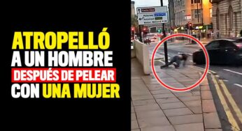Atropelló a un hombre después de pelear con una mujer