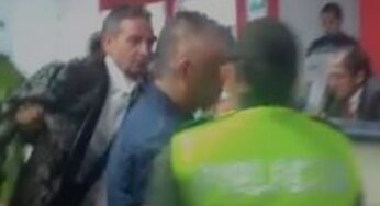 Darío Gómez se enfrenta a la policía en pleno aeropuerto de Pasto
