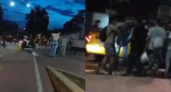 Video: Dos hombres le dañaron el taxi a un adulto mayor