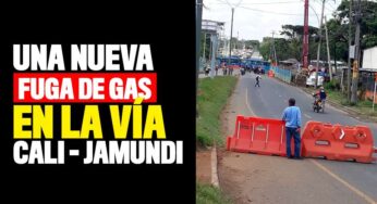 Reportan una fuga de gas en la Vía Cali-Jamundí