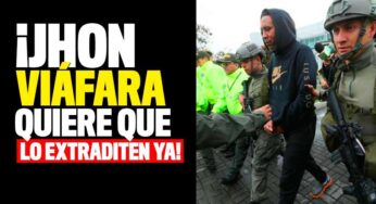 ¡Jhon Viáfara quiere que lo extraditen ya!