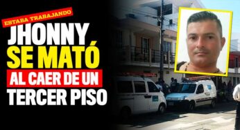 ¡Tragedia! Jhonny se mató al caer de un tercer piso
