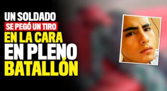 Un soldado se pegó un tiro en la cara en pleno batallón