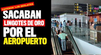 Cae red que sacaba lingotes de oro por el Aeropuerto Alfonso Bonilla Aragón