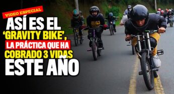 Así es el 'Gravity Bike', la peligrosa práctica que ha cobrado 3 vidas este año