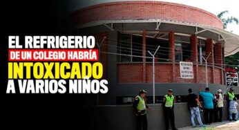 El refrigerio de un colegio habría intoxicado a varios niños