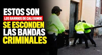 Estos son los barrios de Cali donde se esconden las bandas criminales